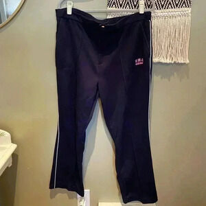 ADIDAS VINTAGE USA NAVY BLUE SOFTBALL PANTS L